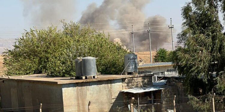 تتجدد الهجمات .. قصف مدفعي إيراني يستهدف مناطق شمال أربيل