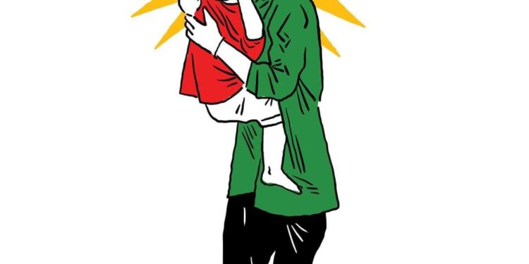 بسبب القصف الإيراني كوردستان تعلق مهرجاناً دولياً  وفنان إيطالي يرسم لوحة للإقليم 