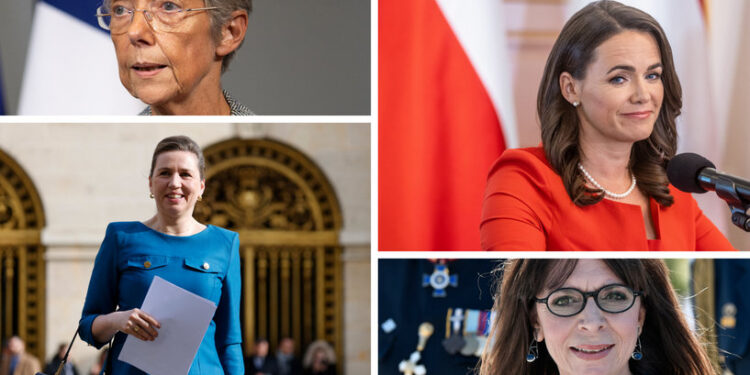  أكثر من 12 امرأة تحكم في أوروبا
