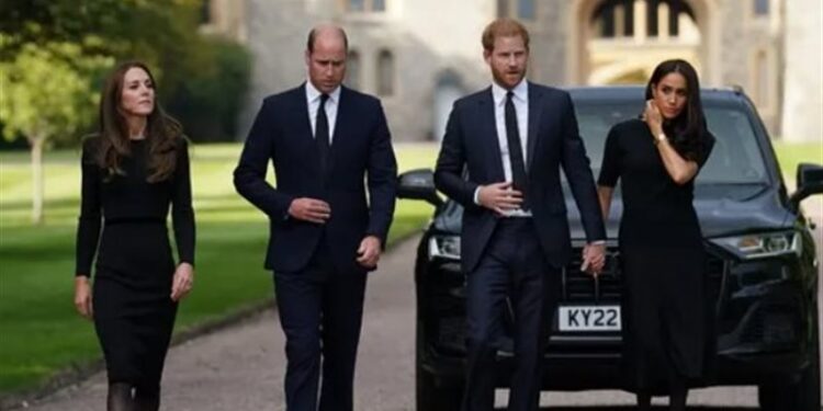 جولة نادرة للأمير هاري وزوجته برفقة ويليام وكيت