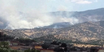 ‏قصف إيراني يستهدف مناطق حدودية مع إقليم كردستان￼