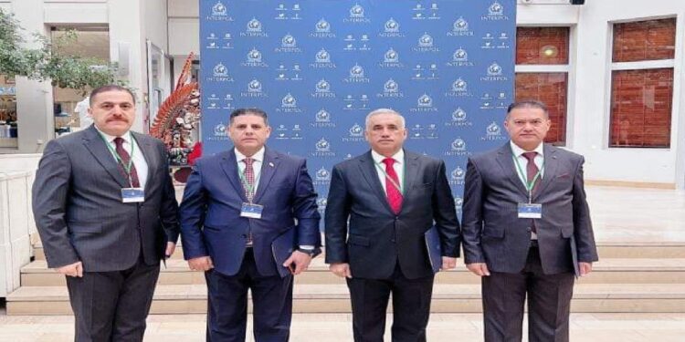 وفد من الداخلية العراقية يشارك في الاجتماع السادس للانتربول الدولي￼