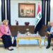 وزير الخارجية يستقبل باربرا ليف مساعدة وزير خارجية الولايات المتحدة الأميركية لشؤون الشرق
