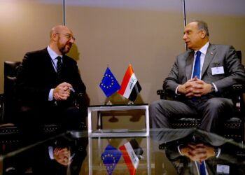 السيد الكاظمي يلتقي رئيس المجلس الأوروبي شارل ميشيل في نيويورك
