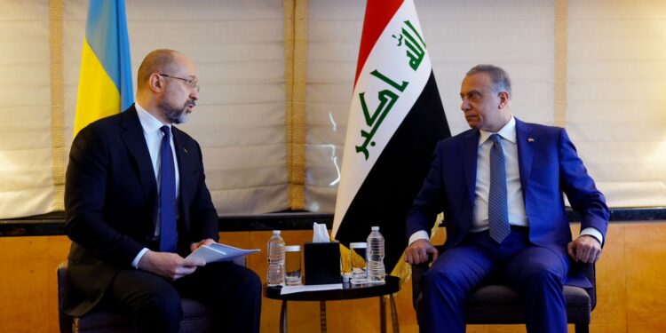 السيد الكاظمي يلتقي رئيس الوزراء الأوكراني في نيويورك