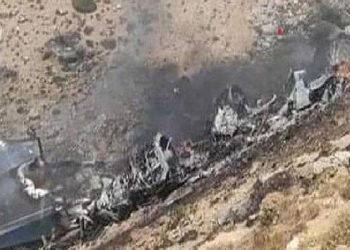 تحطم مروحية عسكرية تركية بعد محاولة هبوط اضطرارية في العراق