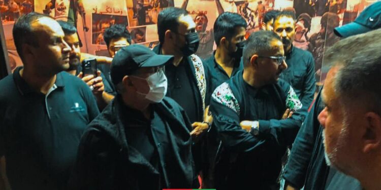 وصول قائد فيلق القدس الى زيارة الاربعين