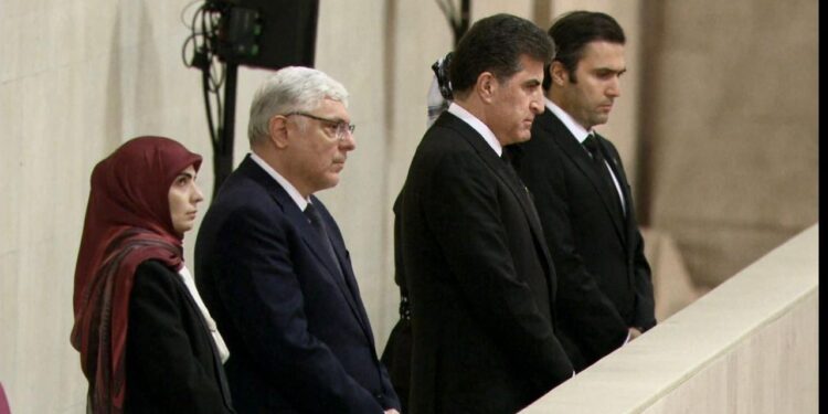 بالفيديو مشاركة الوفد العراقي في بريطانيا بمراسيم توديع الملكة إليزابيت