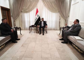 الحلبوسي يلتقي مع رئيسي هيئة النزاهة وديوان الرقابة المالية