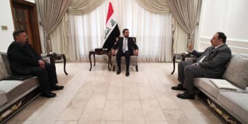 الحلبوسي يلتقي مع رئيسي هيئة النزاهة وديوان الرقابة المالية