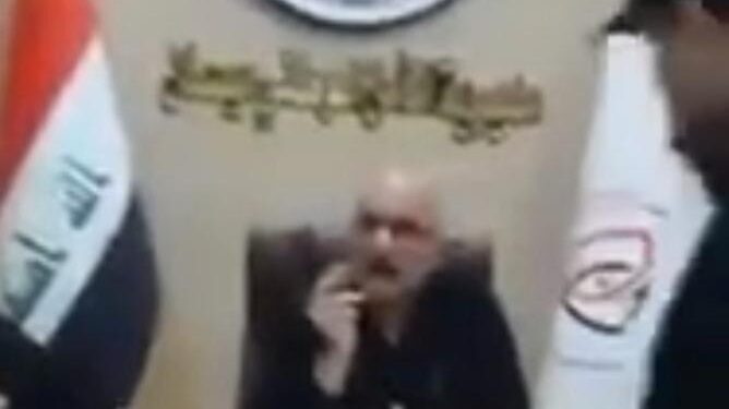 بالفيديو .. اعتقال مدير الأمن الوطني في ميسان