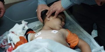 طفـــل فلسطيني يتوقف قلبه اثناء مطارده جنود إسرائيليين في الضفة الغربية
