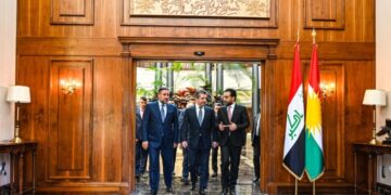 مسرور بارزاني يبحث مع الحلبوسي والخنجر مستجدات الأوضاع في العراق