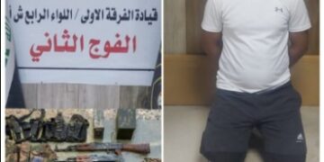 مصادرة أسلحة غير مرخصة في بغداد