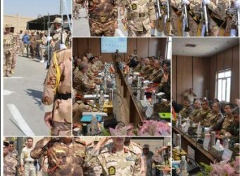 قيادة حرس الحدود تجتمع بنظيرتها الايرانية في منفذ زرباطية