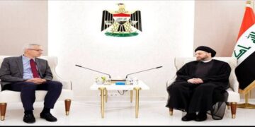 الحكيم يلتقي السفير الالماني