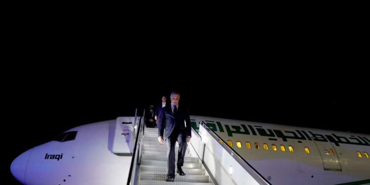 السيد الكاظمي يصل إلى نيويورك