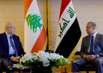 السيد الكاظمي يلتقي نجيب ميقاتي في نيويورك