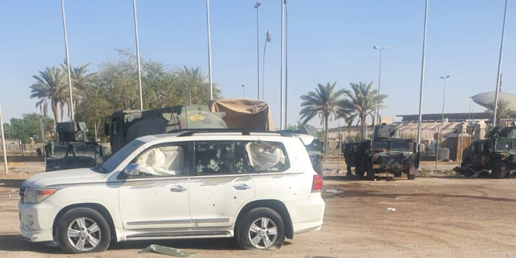 بالفيديو حالة  من الهلع تصيب النواب بعد القصف على المنطقة الخضراء