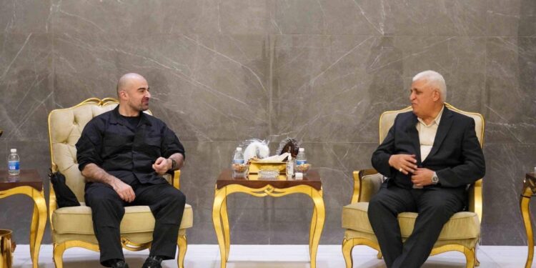 بافل يجتمع مع الفياض في بغداد