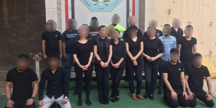 اعتقال 20 أجنبياً لمخالفة قوانين الإقامة في بغداد