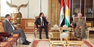 بارزاني والحلبوسي والخنجر يبحثون الانتخابات المبكرة￼