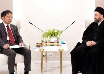 الحكيم يستقبل السفير الياباني