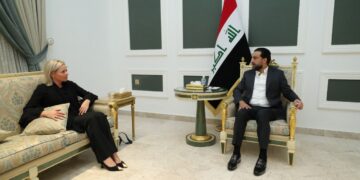 الحلبوسي يستقبل بلاسخارت