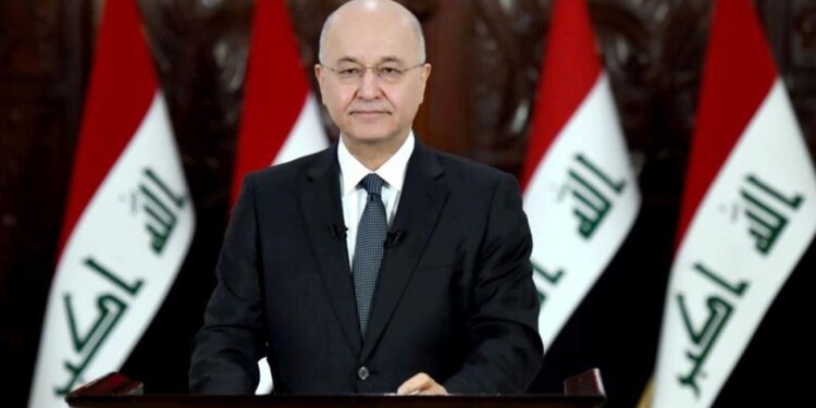 برهم صالح يهنئ الحلبوسي بتجديد الثقة له رئيساً للبرلمان