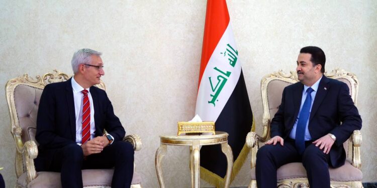 السوداني يستقبل السفير الألماني