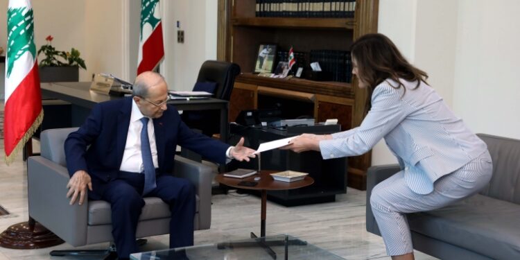 عون يتلقى عرضاً أميركياً بشأن ترسيم الحدود البحرية مع إسرائيل