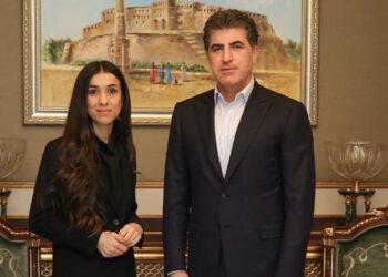 نيجيرفان بارزاني و نادية مراد يبحثان الاوضاع في سنجار