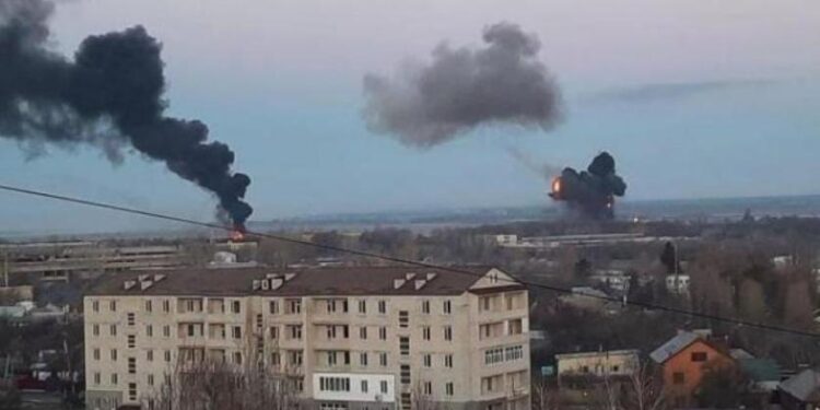 هجوم روسي كثيف يستهدف منشآت الطاقة