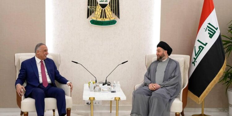الكاظمي و الحكيم يبحثان تطورات المشهد السياسي و ملف تشكيل الحكومة