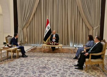 برهم صالح يتسلم أوراق اعتماد 3 سفراء جدد