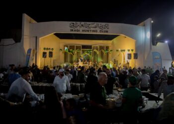 بالصور نادي الصيد العراقي يشارك العراقيين افراحهم بولادة الرسول محمد (ص)