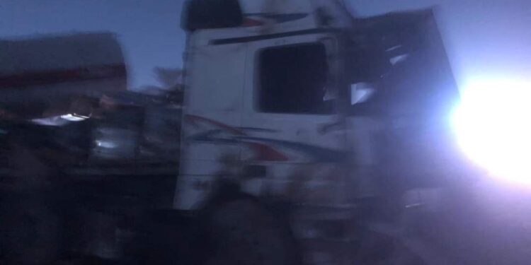 بالصور أثار انفجار الصهريج في بغداد