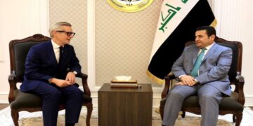 الأعرجي يستقبل السفير النرويجي