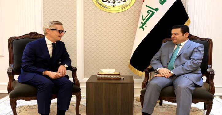 الأعرجي يستقبل السفير النرويجي