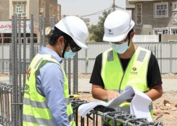 بالفيديو مراحل بناء مشروع الأبنية المدرسية النموذجية في محافظة بابل
