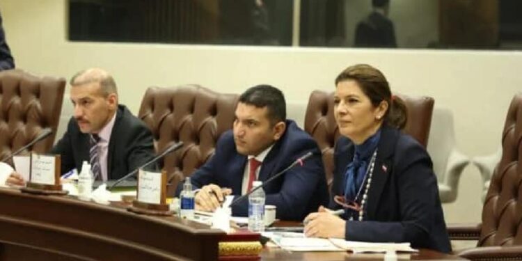 استضافة سهى النجار من قبل النزاهة بشأن انهيار مبنى الكرادة