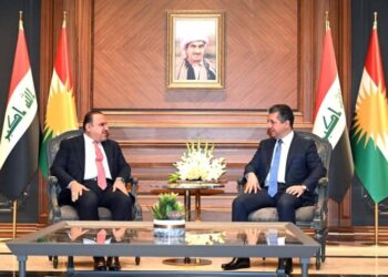 ‏رئيس حكومة إقليم كوردستان يستقبل وزير العدل العراقي