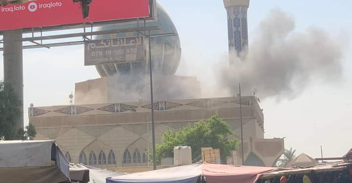 بالفيديو سقوط عدد من الصواريخ على مناطق متعددة في بغداد + صور