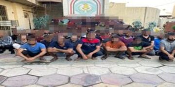 القبض على (130 اجنبياً) مخالفاً لقانون الاقامة في بغداد