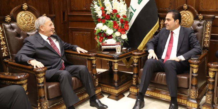 المندلاوي يستقبل المرشح لرئاسة الجمهورية السيد عبد اللطيف رشيد