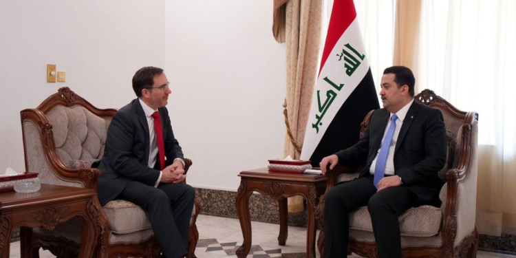 السوداني يلتقي السفير البريطاني