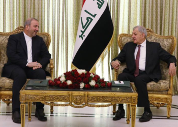 عبد اللطيف رشيد يستقبل السفير الإيراني لدى العراق