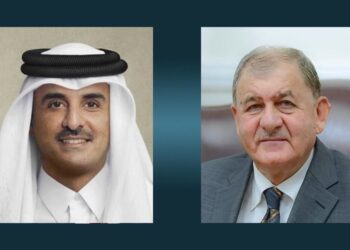 رئيس الجمهورية يتلقى اتصالاً هاتفياً من أمير دولة قطر
