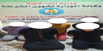 القبض على (5 متهمين) بتعاطي وترويج المخدرات في ميسان
