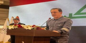 وزير الكهرباء يفتتح محطة توليد كهرباء عكاز الغازية في الانبار